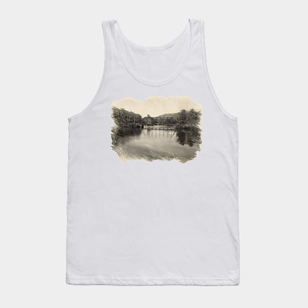 Railroad Bridge Tank Top by unclejohn